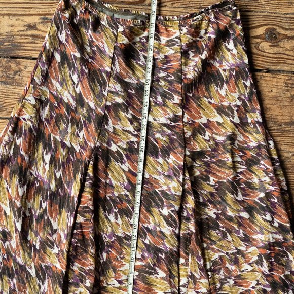 Ruby Rd Multi Colored Neutral Flowy Skirt - Picture 5 of 7